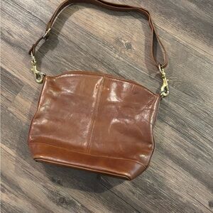 Russell and Bromley Brown Leather Shoulder Bag Made in Italy